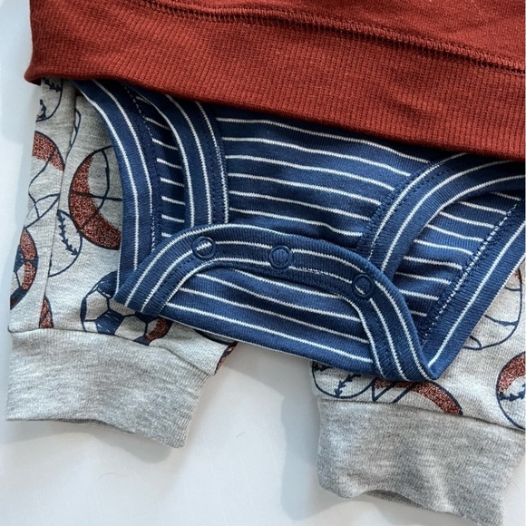 Carters • NWT Burgundy Football Little Champ 3 Piece Set - Picture 7 of 7